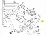 Cooling Hose 55228393 Alfa Romeo 159 - Diesel Engines 2.4 Diesel