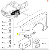 Front Fender Left Hand Side 60685919 Alfa Romeo 156 JTS 2003