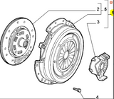 Clutch Kit 71739645  Complete With Bearing-Alfa Romeo 147,156, GT, Selespeed Version