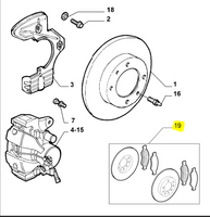 Front Brake Kit 71751290 Alfa Romeo 147,156,