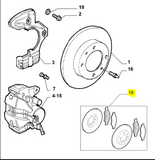 Front Brake Kit 71751290 Alfa Romeo 147,156,