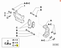 Front Brake Pads 77365808 Alfa Romeo Mito